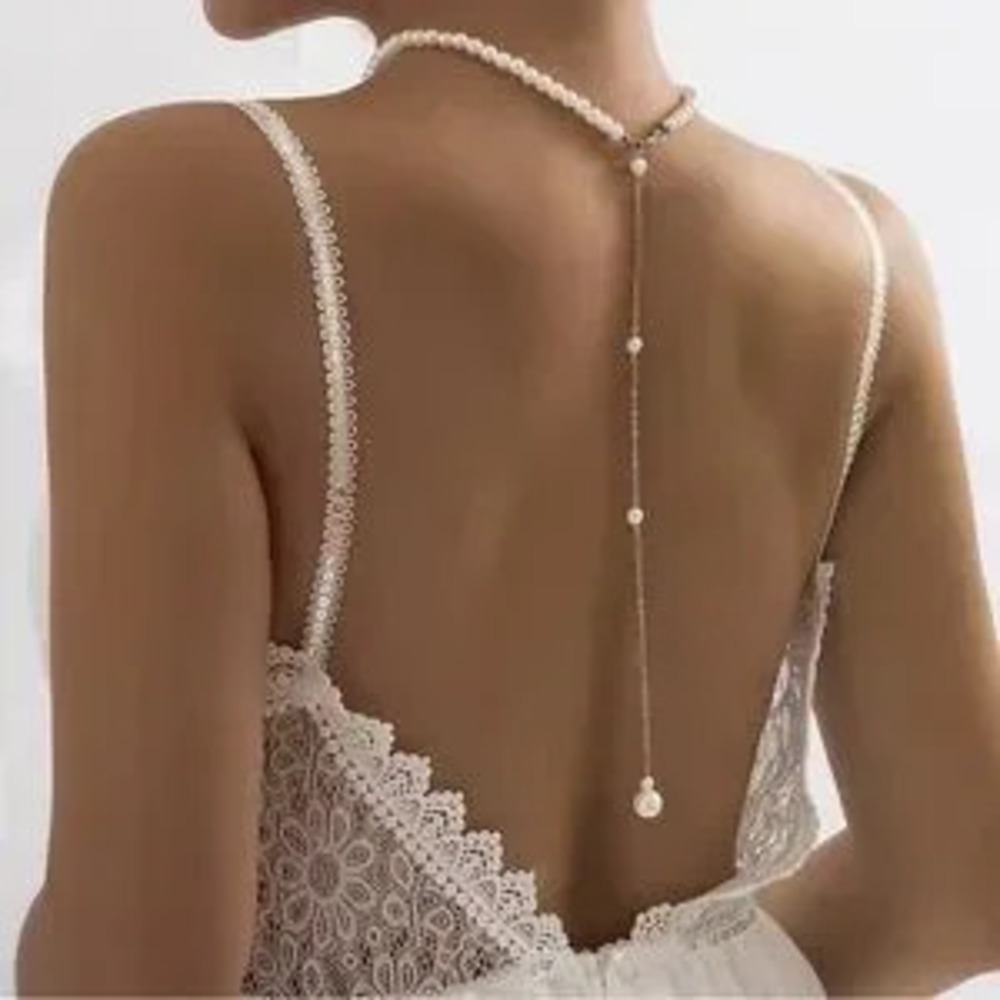 Pearl Backdrop Necklace